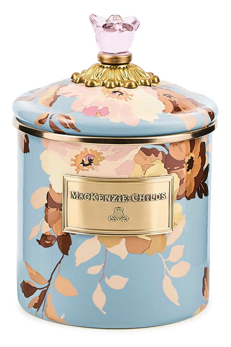 Wild Rose Slate Small Canister, Main, color, BLUE