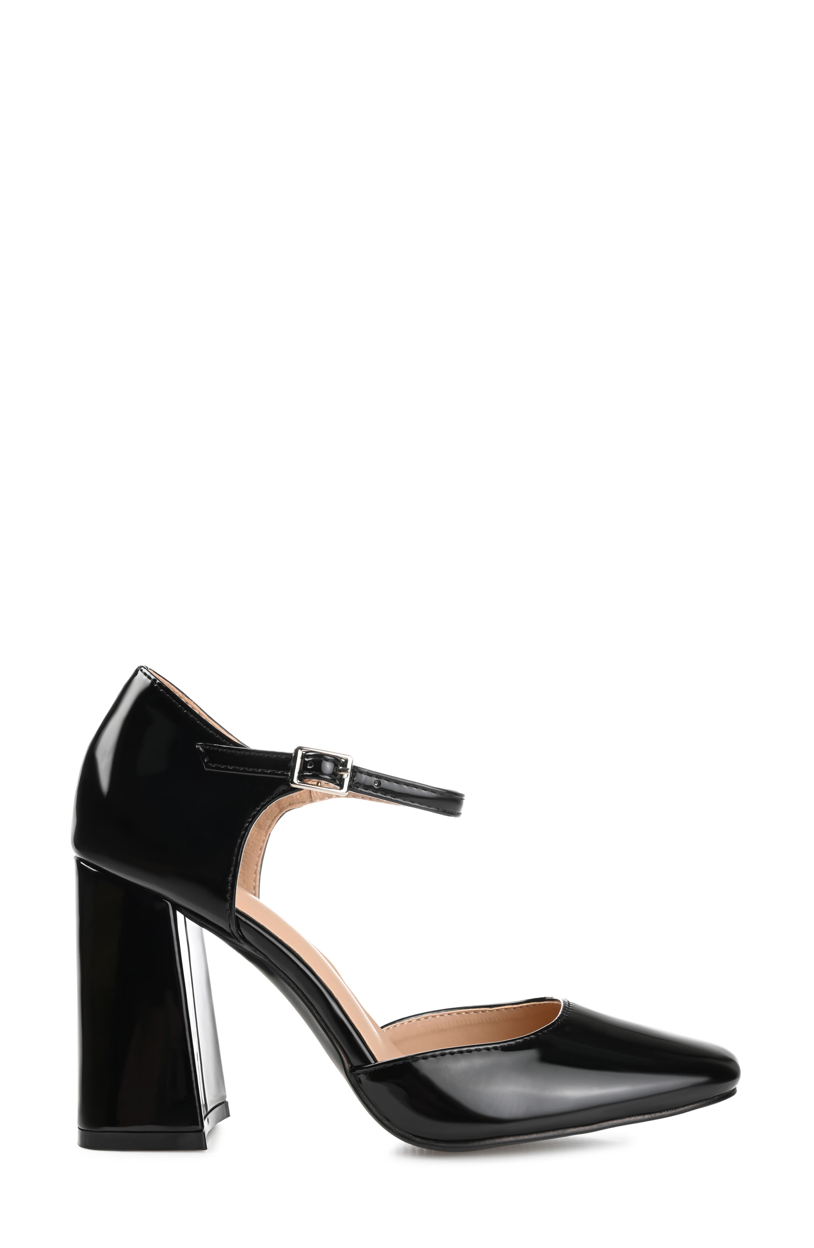Journee Collection Hesster Mary Jane Pump, Alternate, color, Black