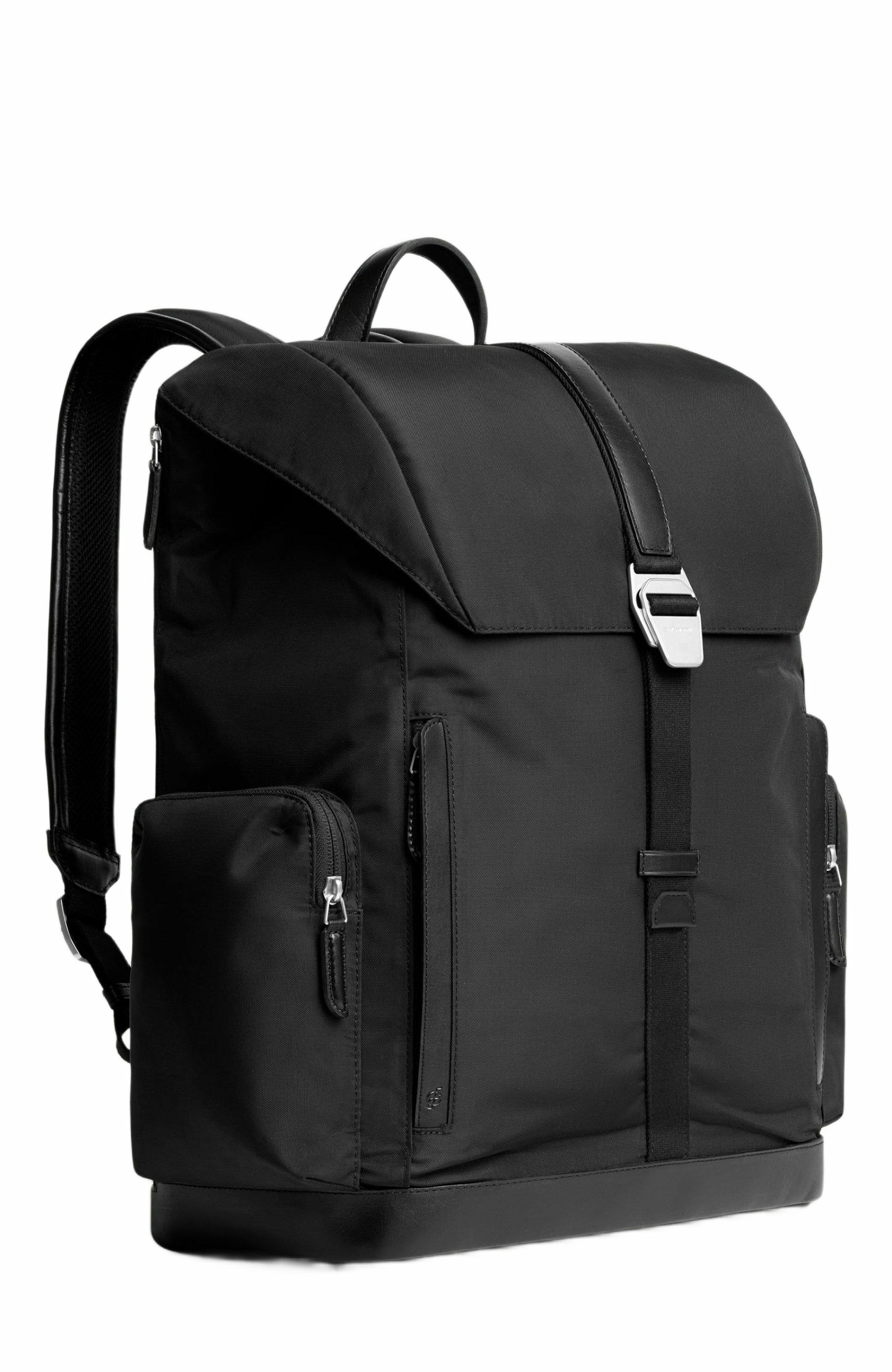 Carl Friedrik Traverse Backpack Nylon, Alternate, color, Black