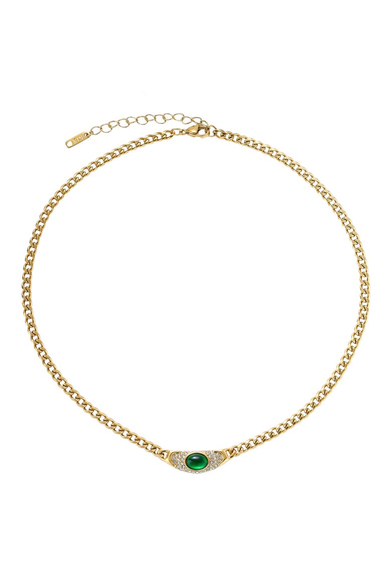 Emerald Pendant Necklace, Main, color, EMERALD