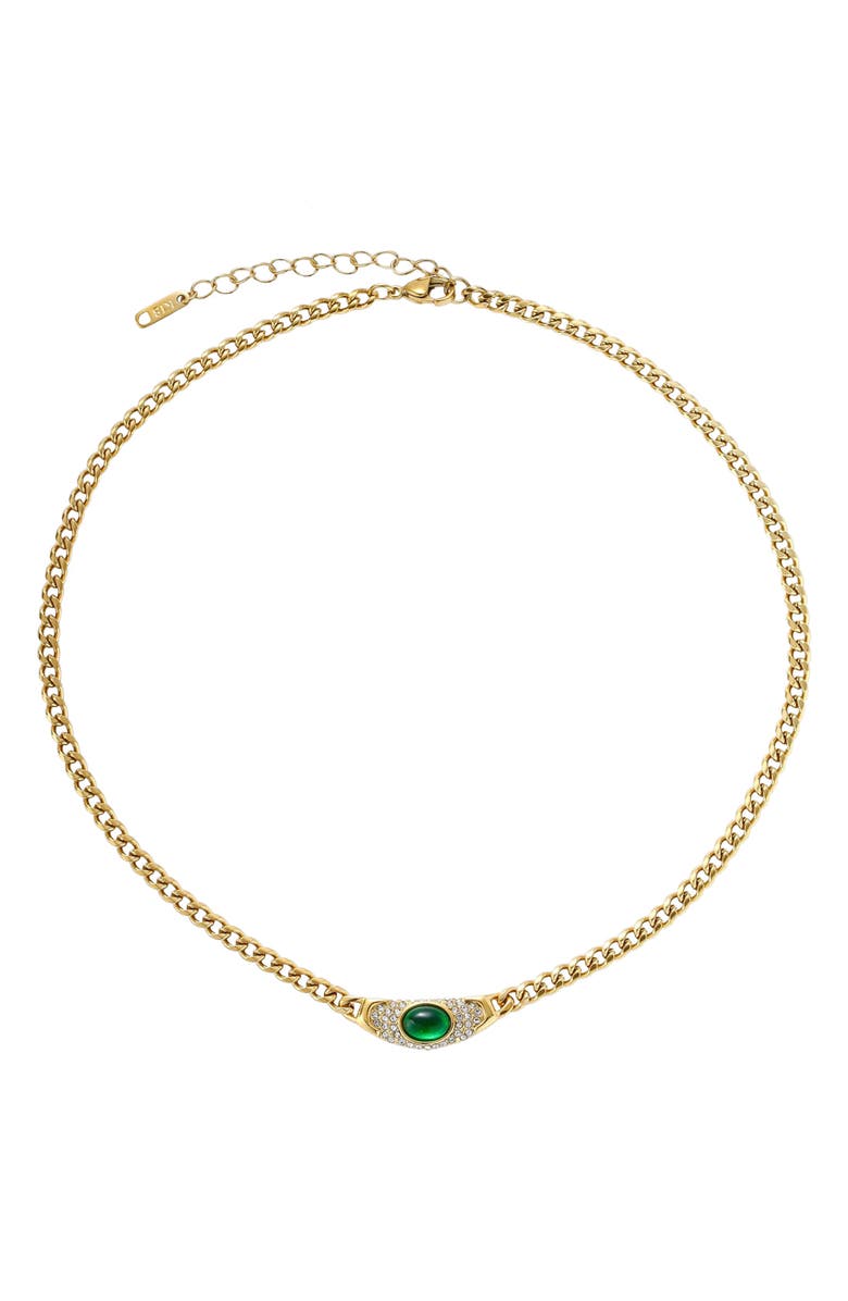 Petit Moments Emerald Pendant Necklace, Main, color, Emerald