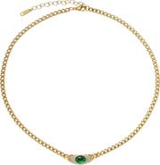 Petit Moments Emerald Pendant Necklace
