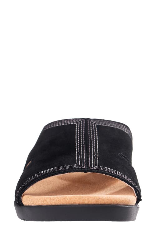 Revitalign Palmetto Slide Sandal In Black