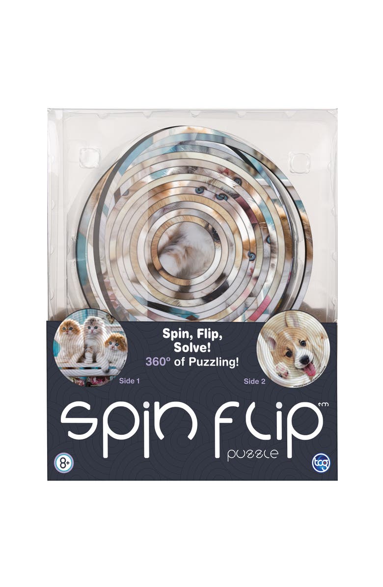 Spin Flip Puppies & Kittens 2L 2In1 Doublesided Puzzle, Alternate, color, Multicolored