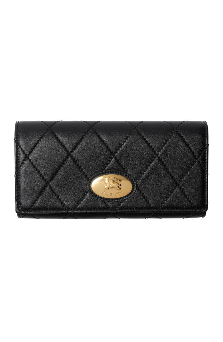 Burberry Strand Continental Wallet, Main, color, Black