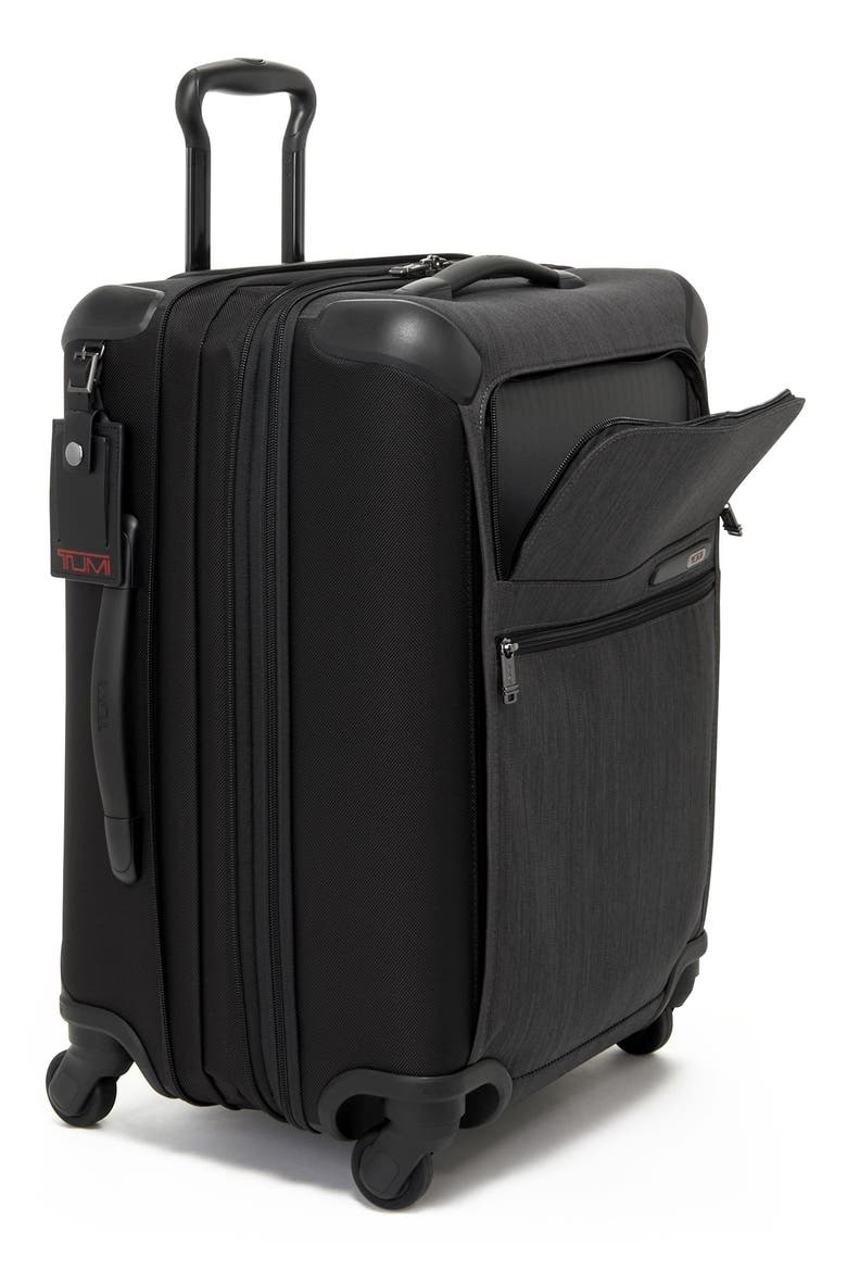 4 Wheel Expandable Carry-On Luggage, Alternate, color, GREY