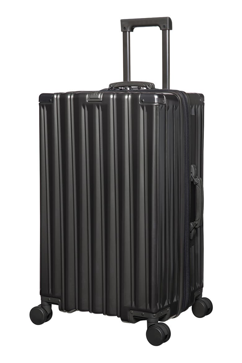 Fast Track 28-Inch Hardside Spinner Suitcase, Main, color, METALLIC CHARCOAL