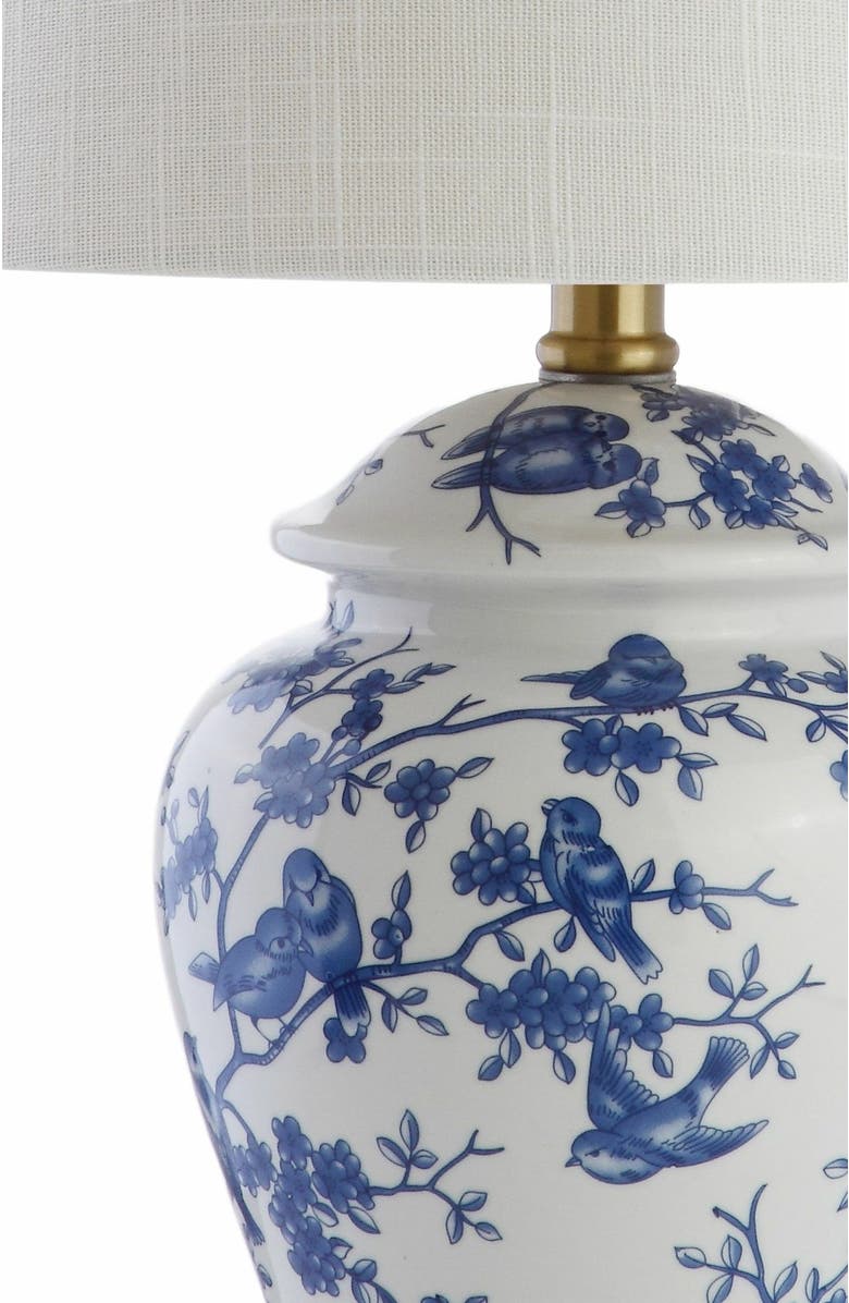 JONATHAN Y Penelope Chinoiserie Classic LED Table Lamp, Alternate, color, Blue/White