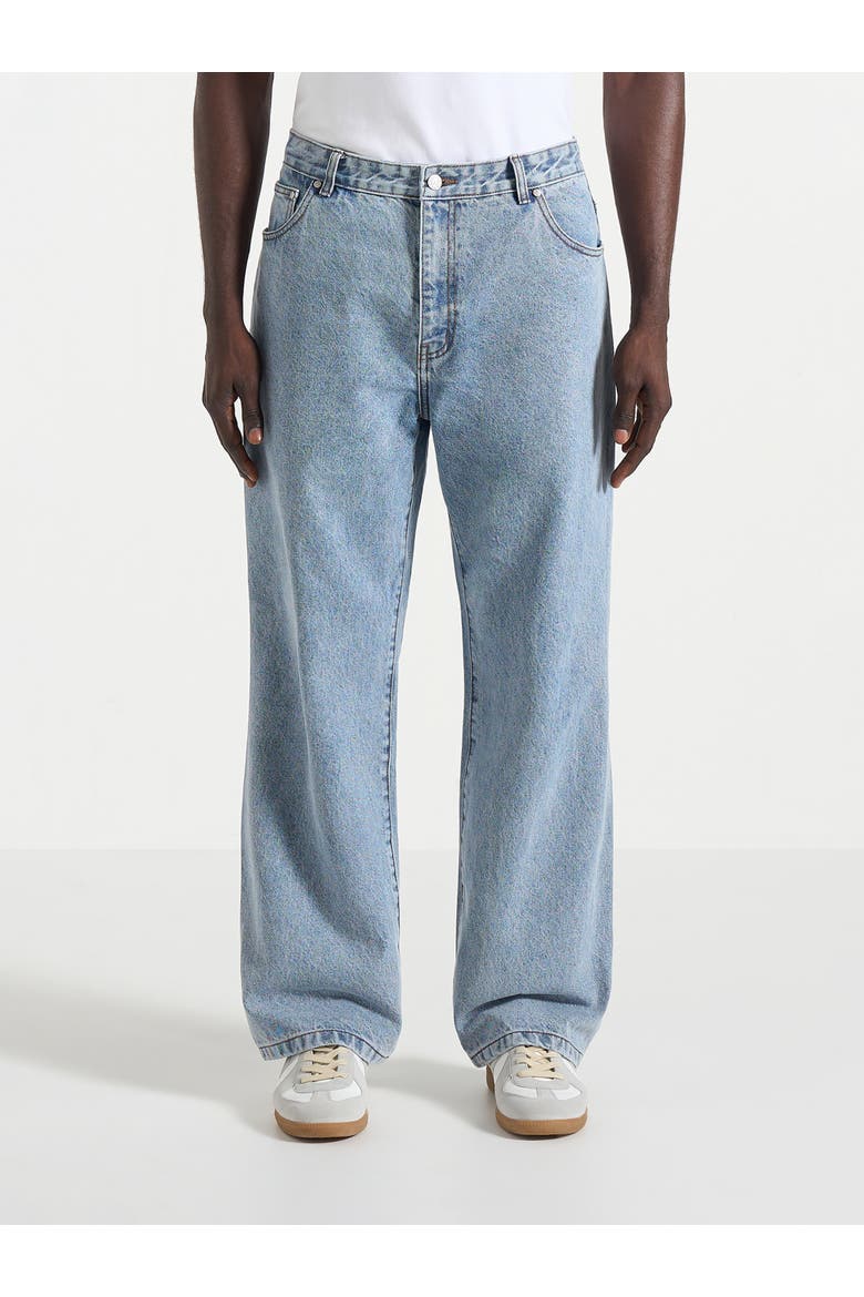 Relaxed Fit Jeans, Main, color, Mid Blue