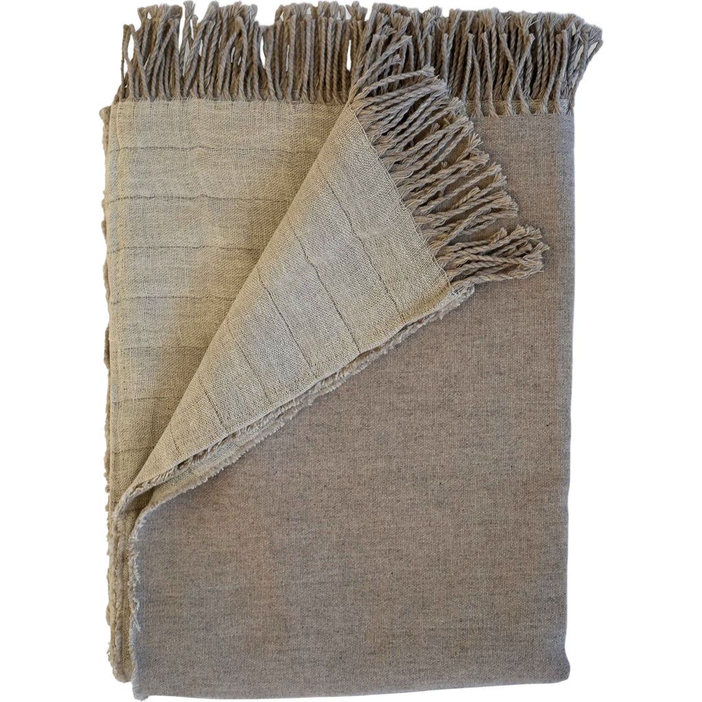 Evangeline Reversible Throws In Brown