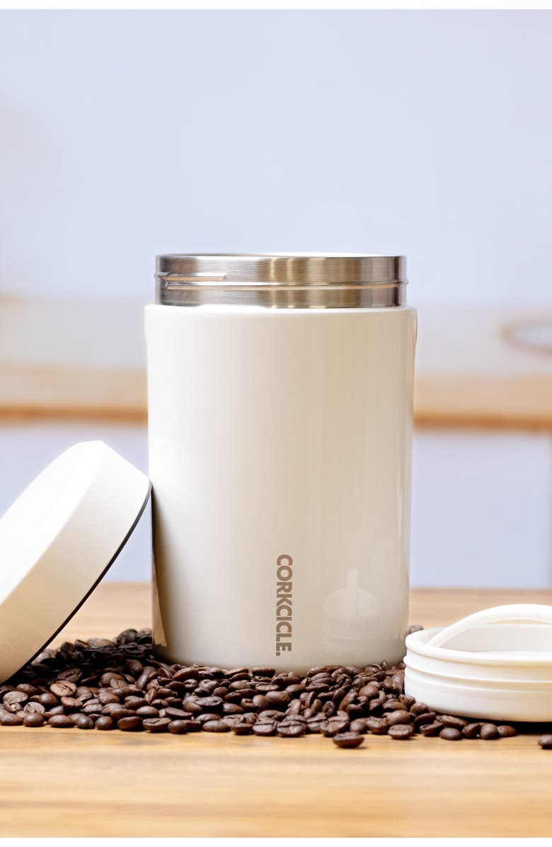 Corkcicle Keep Fresh Coffee Canister, Alternate, color, Oatmilk