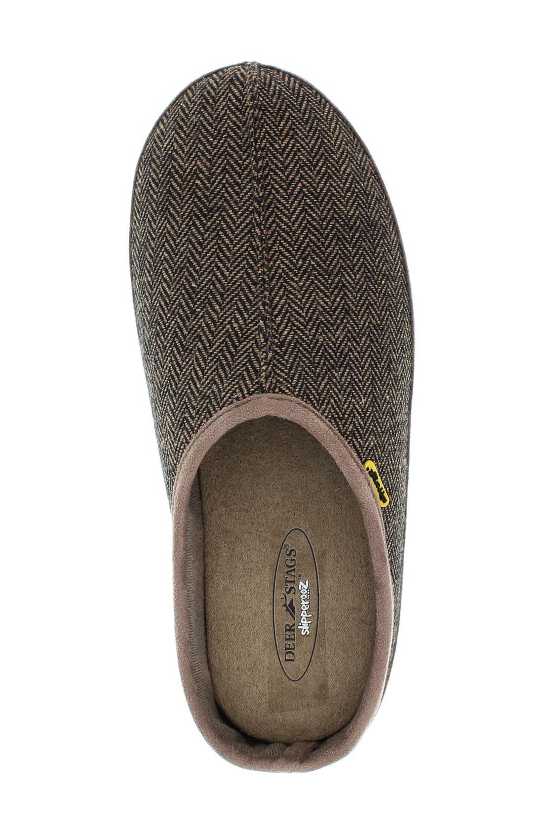 'Wherever' Slipper, Alternate, color, BROWN TWEED
