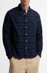 Barbour Mineral Tartan Authentic Button Down Shirt