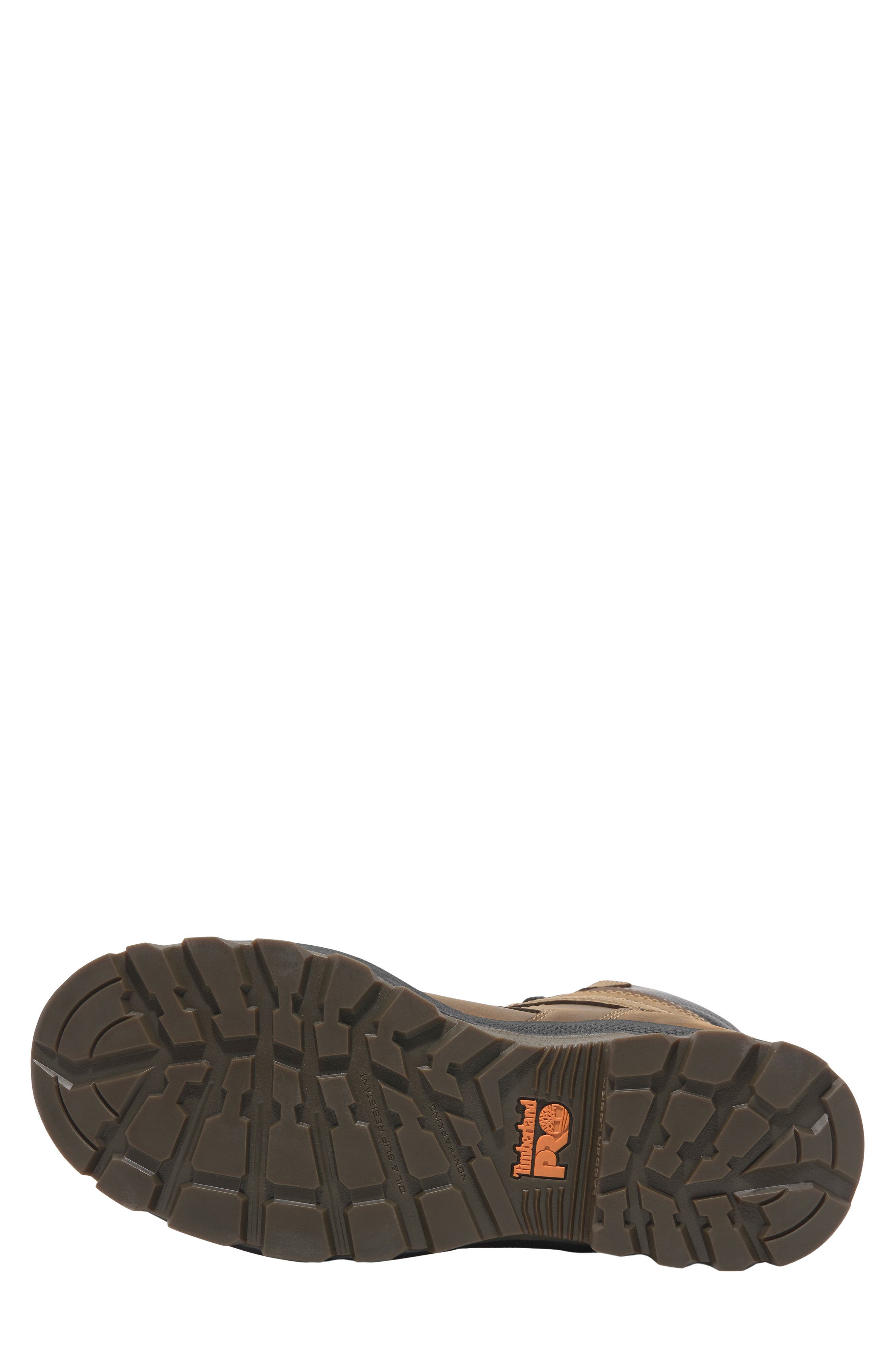 Timberland TiTAN EV 8" Soft-Toe Waterproof Work Boot, Alternate, color, Medium Brown Full Grain