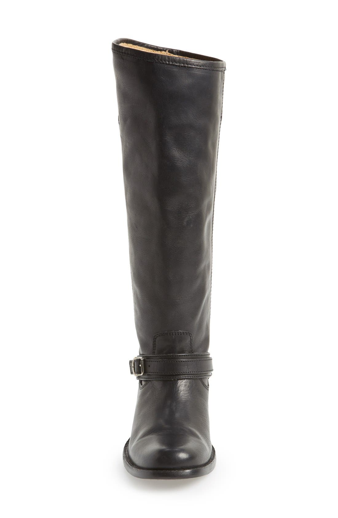 'Phillip' Tall Boot, Alternate, color, BLACK/ BLACK
