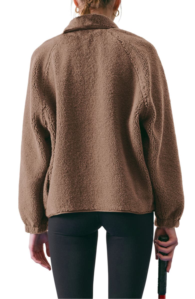 Blu Pepper High Pile Fleece Jacket, Alternate, color, 