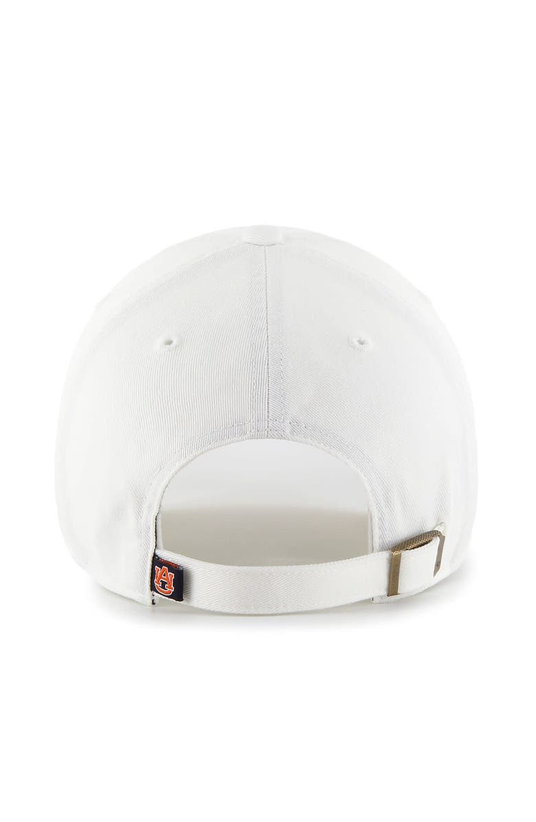 '47 Women's '47 White Auburn Tigers Sidney Clean Up Adjustable Hat, Alternate, color, White