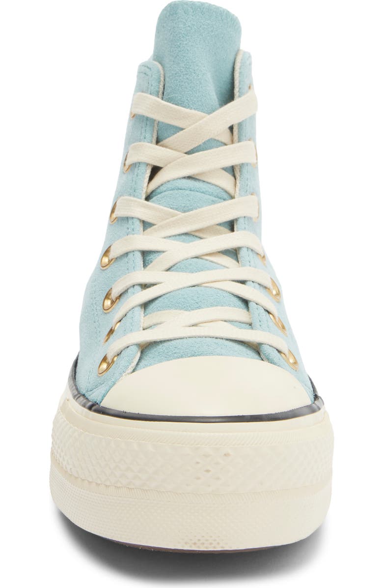 Converse Chuck Taylor<sup>®</sup> All Star<sup>®</sup> Lift High Top Sneaker, Alternate, color, Vernal Pool/ Natural Ivory
