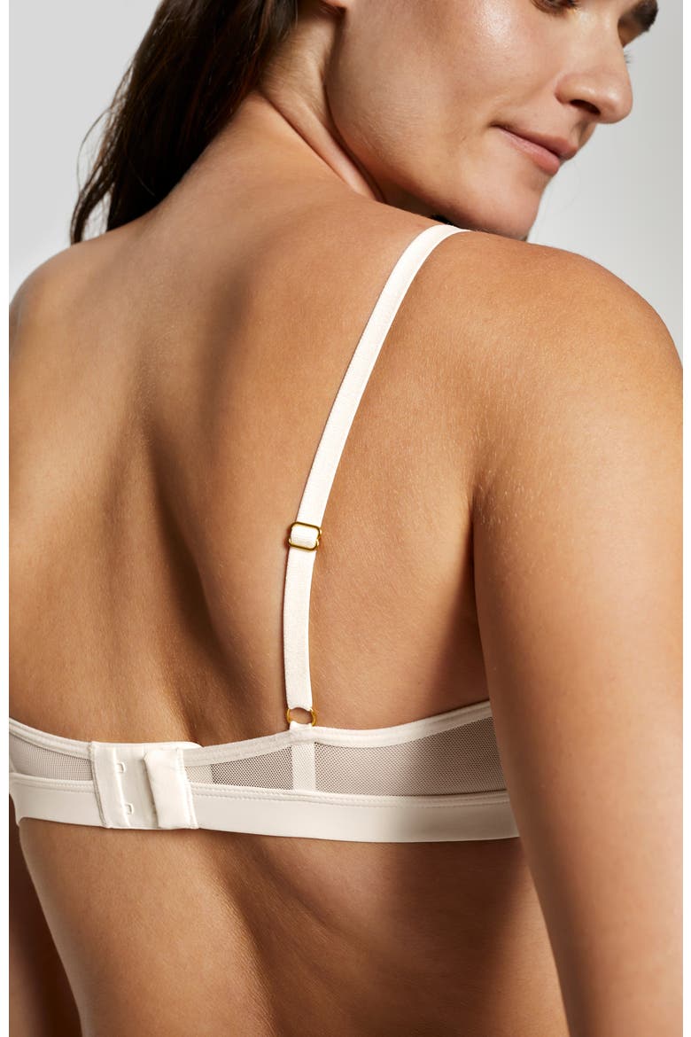 Limitless Wirefree Scoop Bra, Alternate, color, Ecru