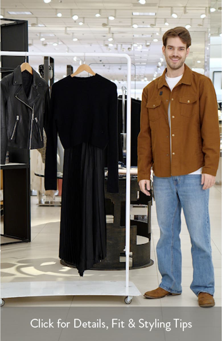 Jax Wool Blend Sweater & Pleated Sleeveless Dress, sales video thumbnail