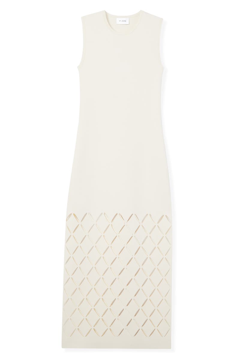 St. John Evening Diamond Knit Slee, Alternate, color, 