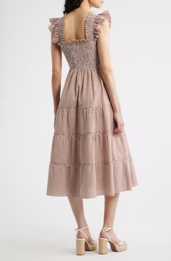 Hill House Home The Ellie Smocked Waist Midi Dress | Nordstrom