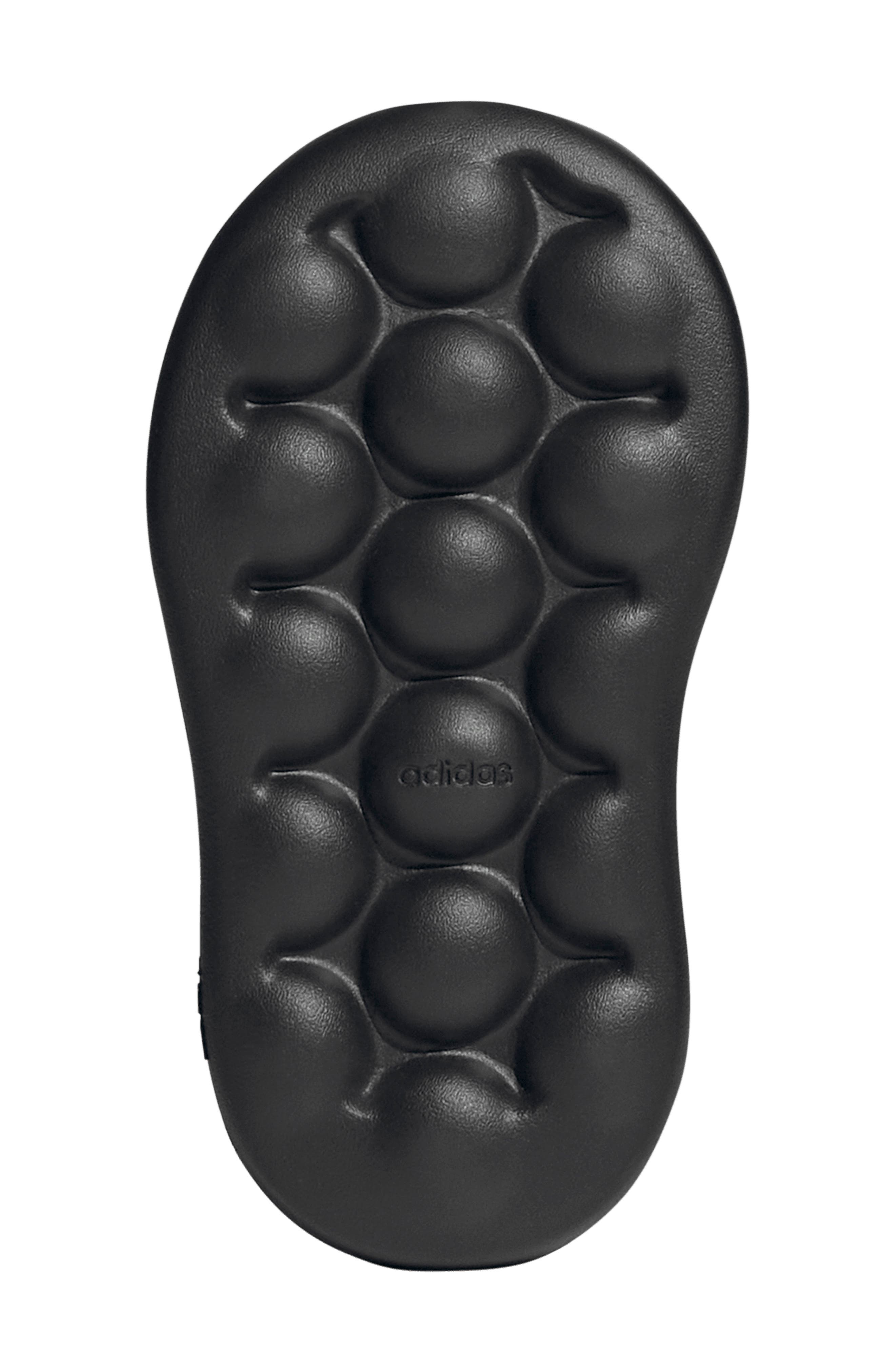 adidas Kids' Bubblecomfy Knit Slip-On Sneaker, Alternate, color, Core Black/ Lemon/ Red