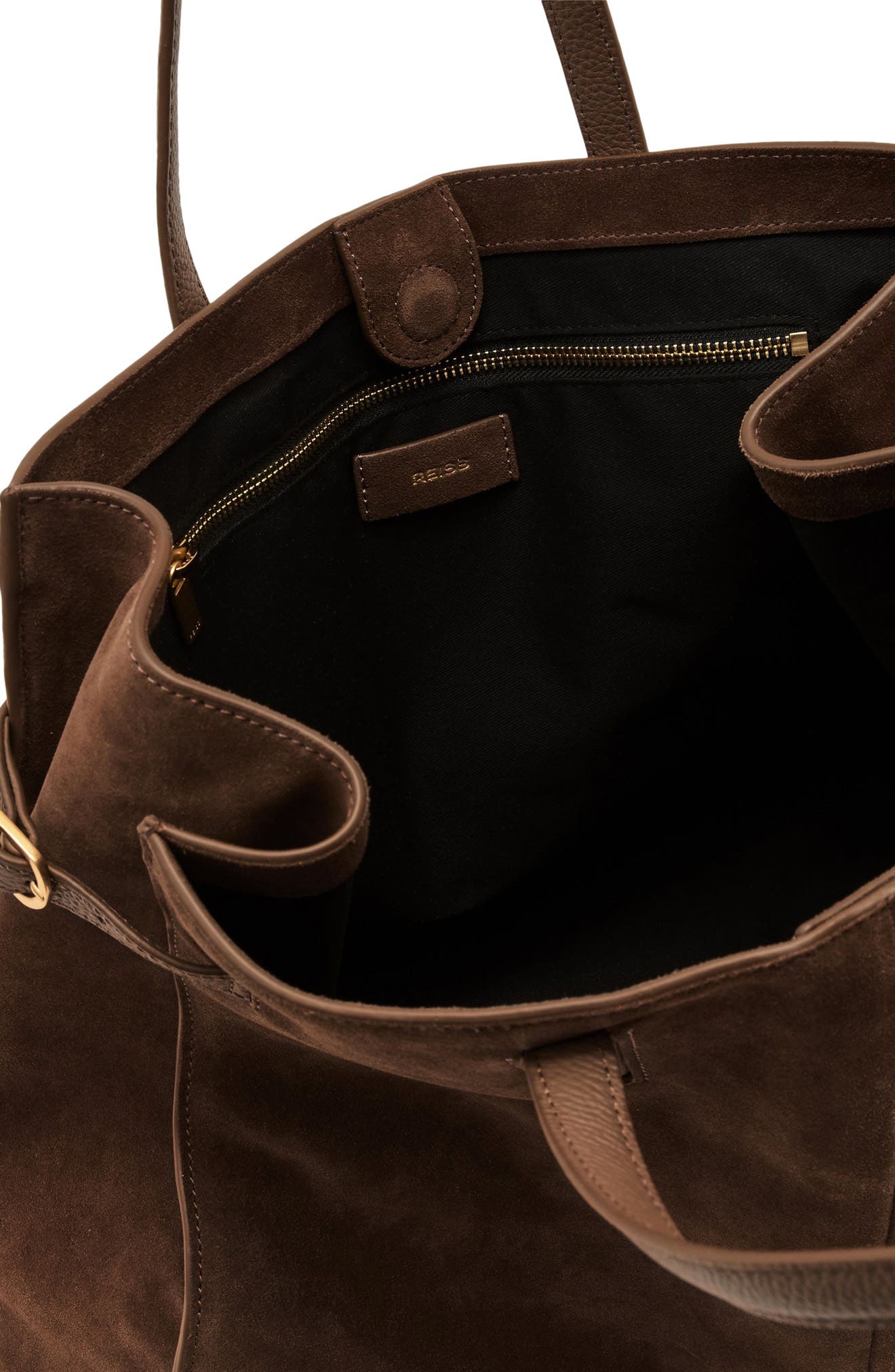 Indigo Oversize Suede Tote, Alternate, color, TAN