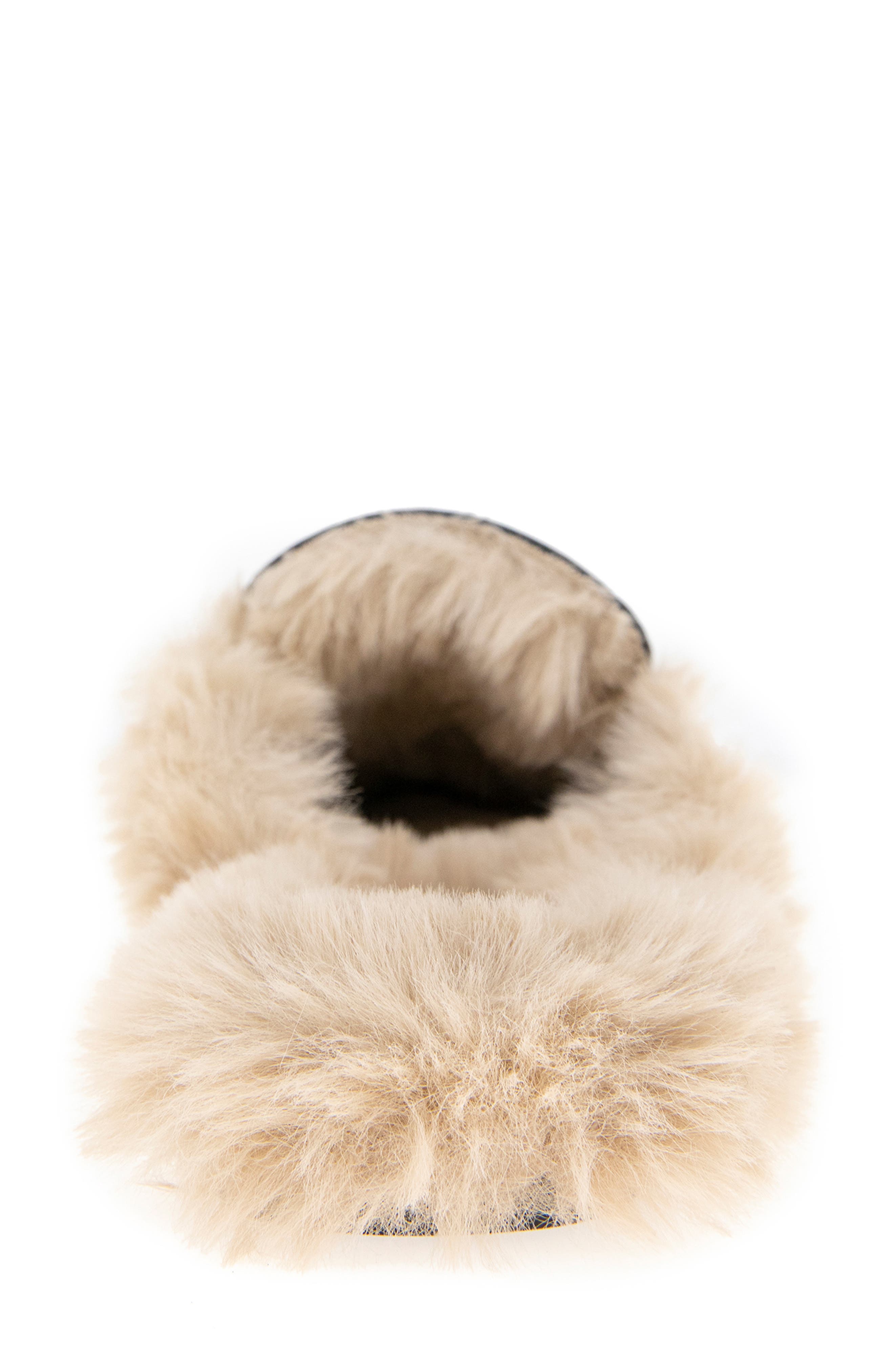 BCBGeneration Pendall Faux Fur Loafer Mule, Alternate, color, 