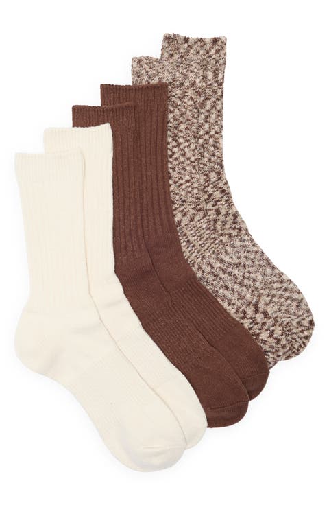 Assorted 3-Pack Crew Socks