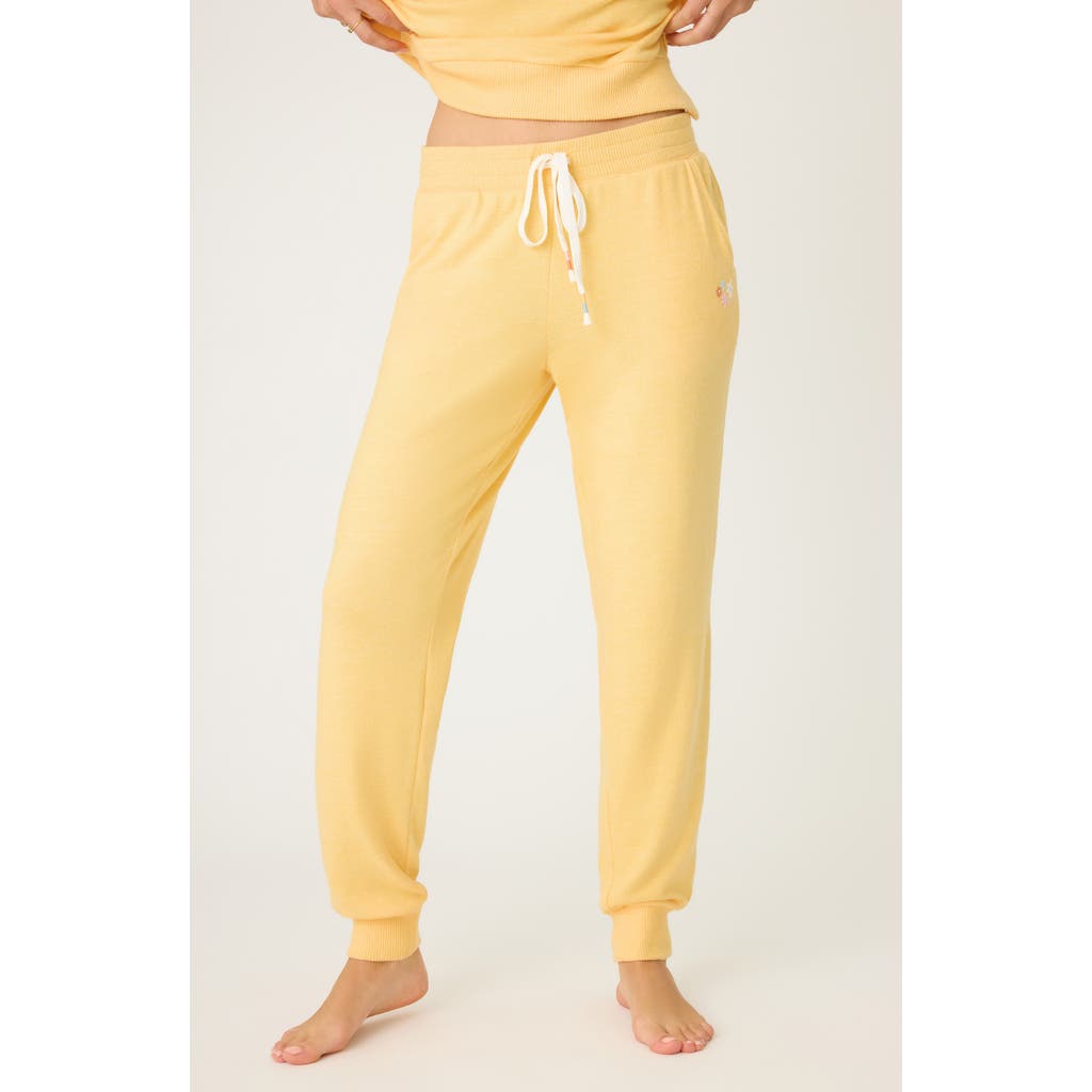 Shop Pj Salvage Sunshine Mind Pajama Pants In Sunlight