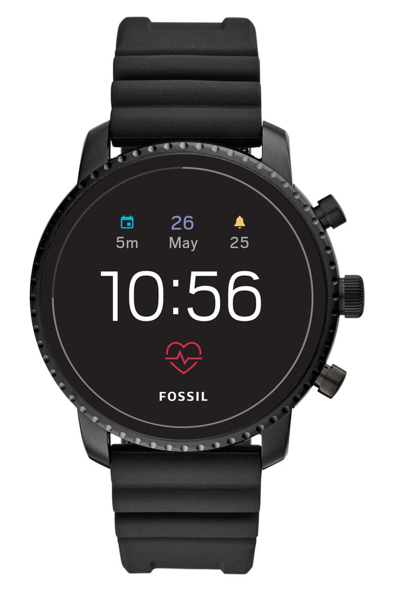 Q Explorist Smartwatch, 45mm, Main, color, BLACK