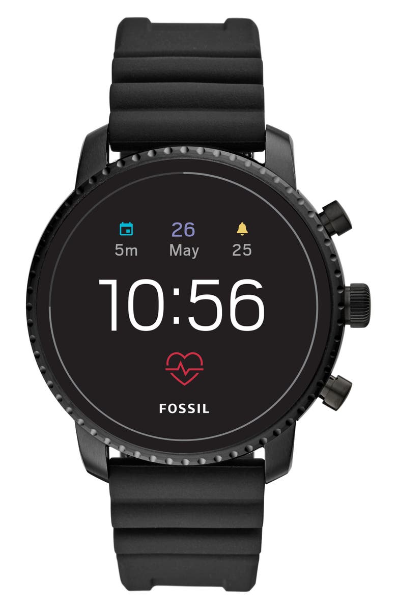 Fossil Q Explorist Smartwatch, 45mm, Main, color, 