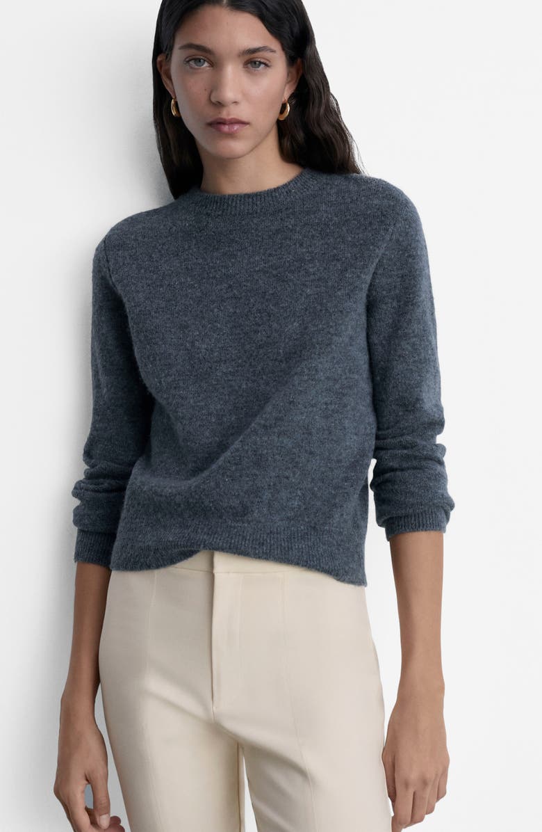 MANGO Crop Skinny Pants, Alternate, color, Ecru