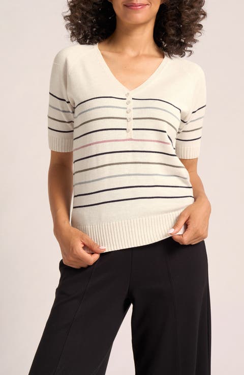 Asa Stripe Raglan Sleeve Sweater