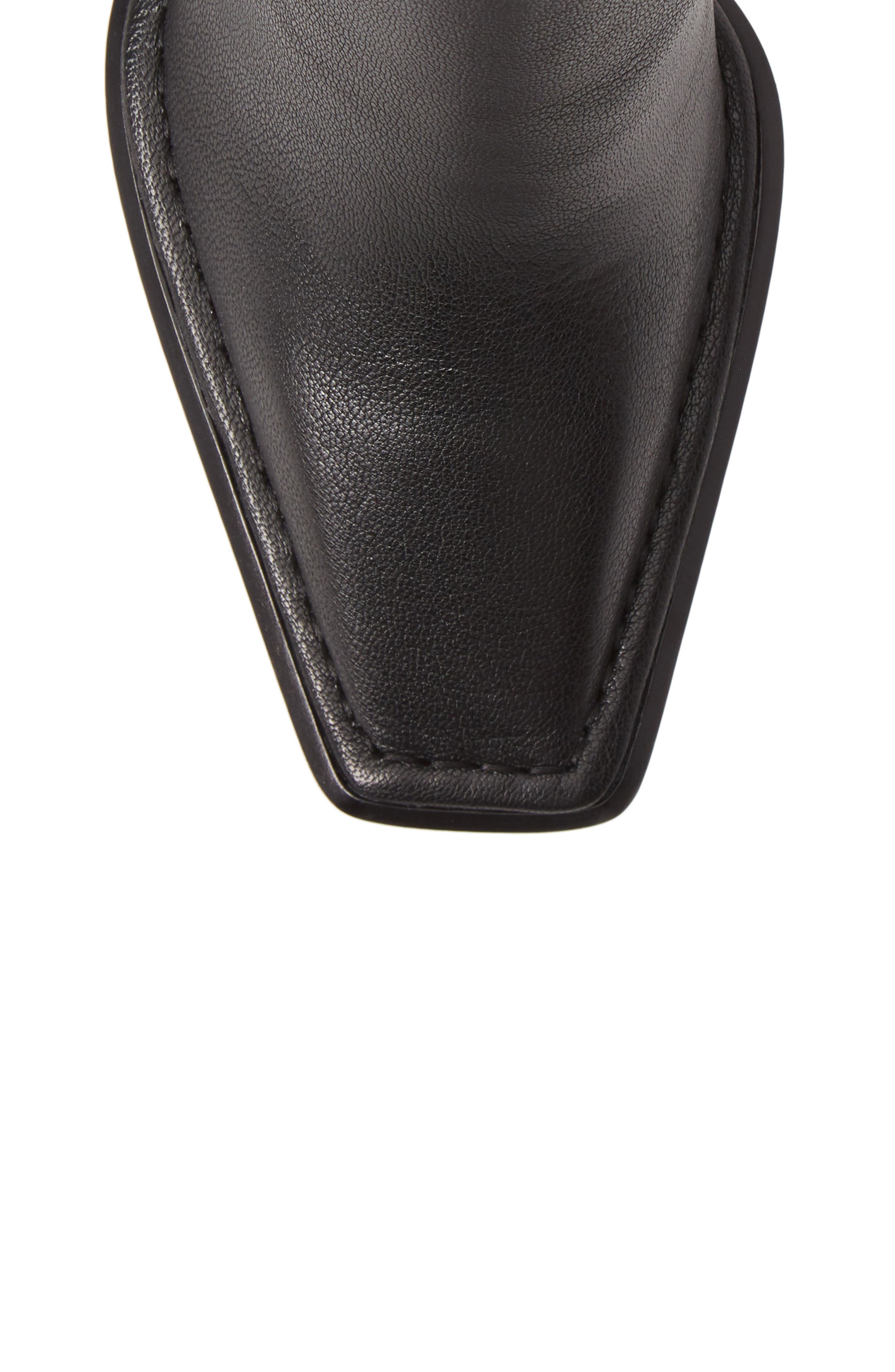 Lane Square Toe Boot, Alternate, color, BLACK