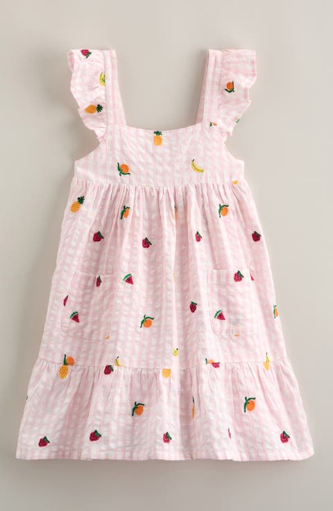 Kids' Pretty Ruffle Seersucker Dress (Toddler, Little Kid & Big Kid)