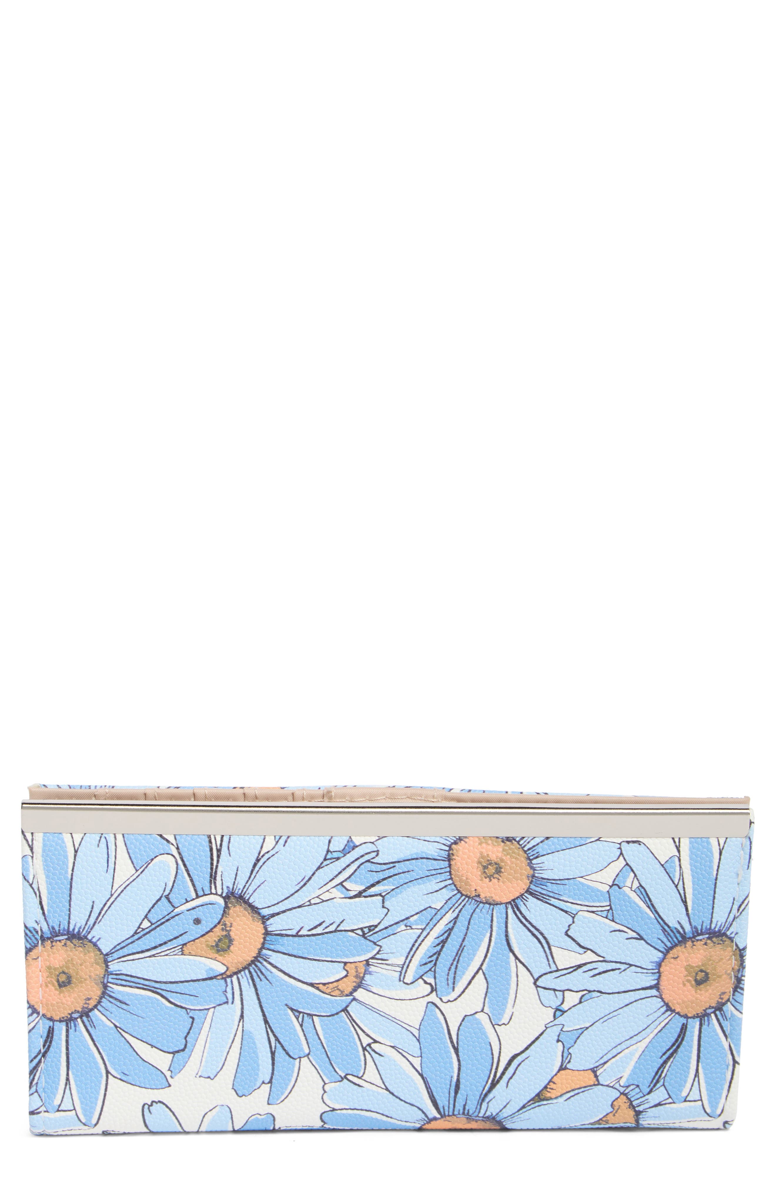 MUNDI SMALL LEATHER GOODS Floral Print Slim Clutch
