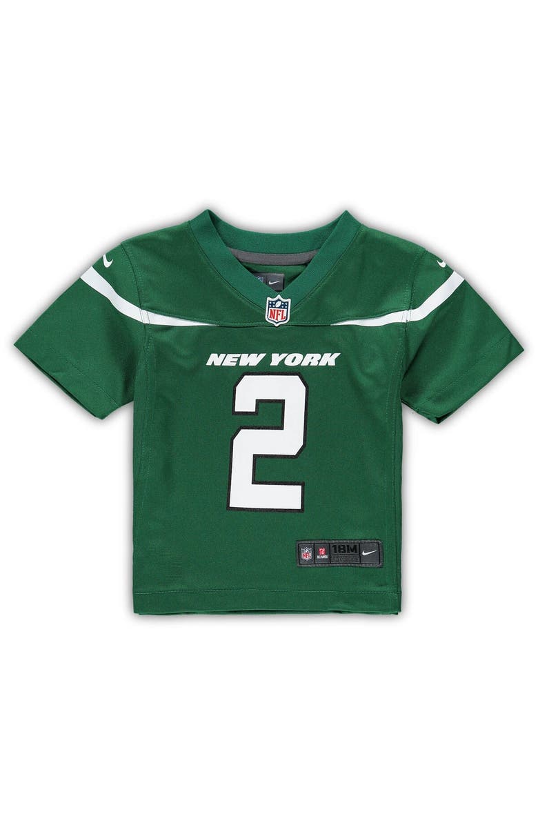 Nike Infant Nike Zach Wilson Gotham Green New York Jets Game Jersey, Alternate, color, 