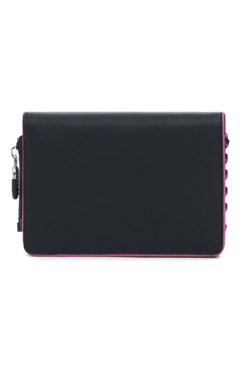 Desigual Faux Leather Wallet, Alternate, color, Black