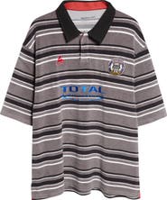 Martine Rose Stripe Oversize Polo