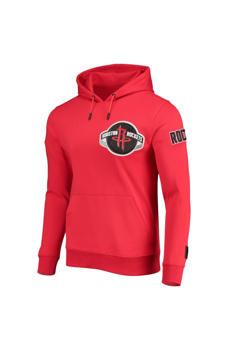 PRO STANDARD Men's Pro Standard Red Houston Rockets Chenille Team Pullover Hoodie, Alternate, color,