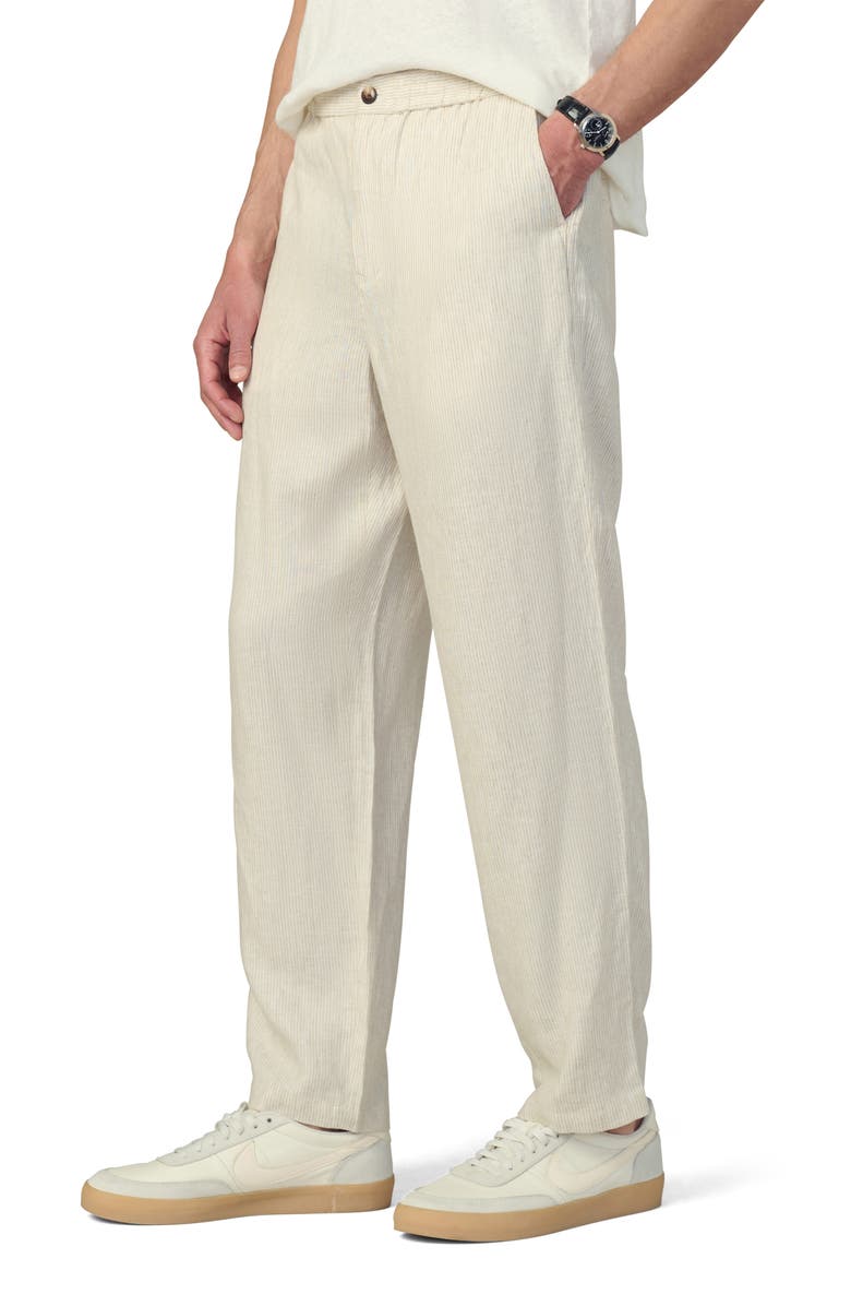 Joe's Clarkson Stripe Linen Pants, Alternate, color, Flax Stripe