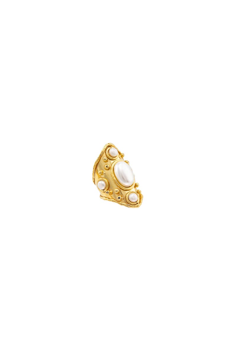 Little Byzance Ring, Main, color, WHITE
