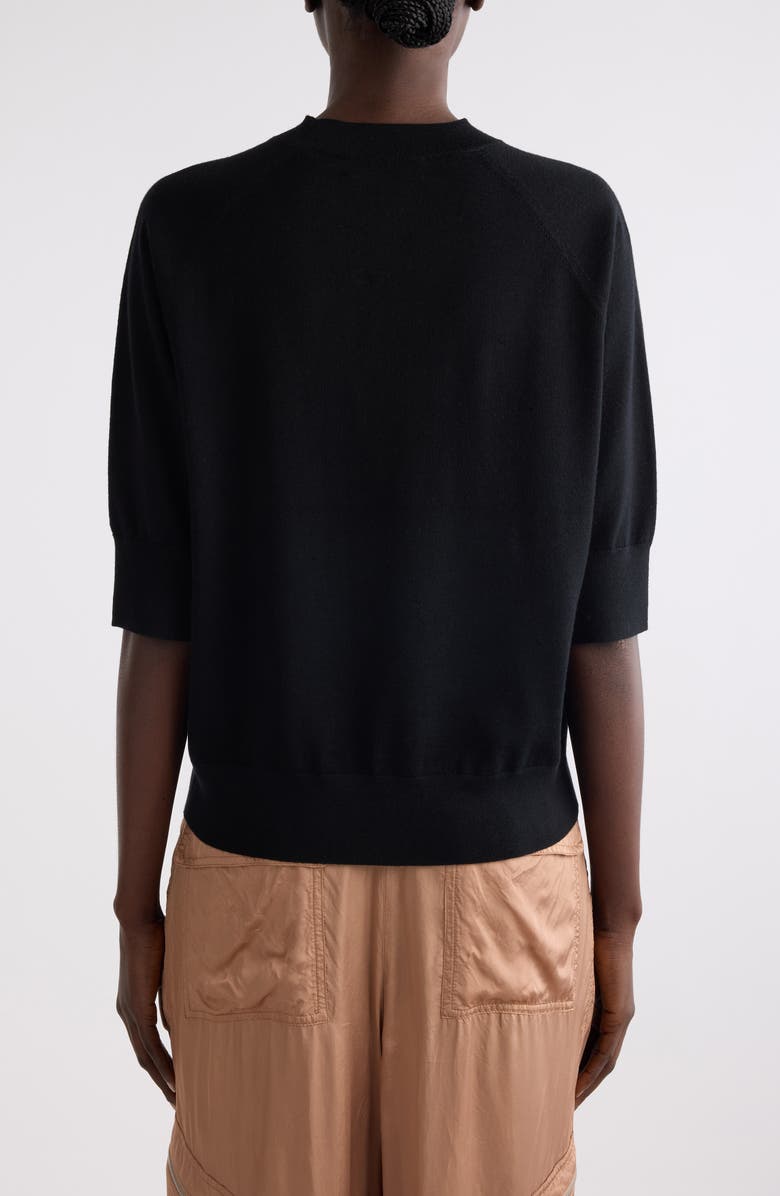 Dries Van Noten Tuan Merino Wool Sweater, Alternate, color, Black
