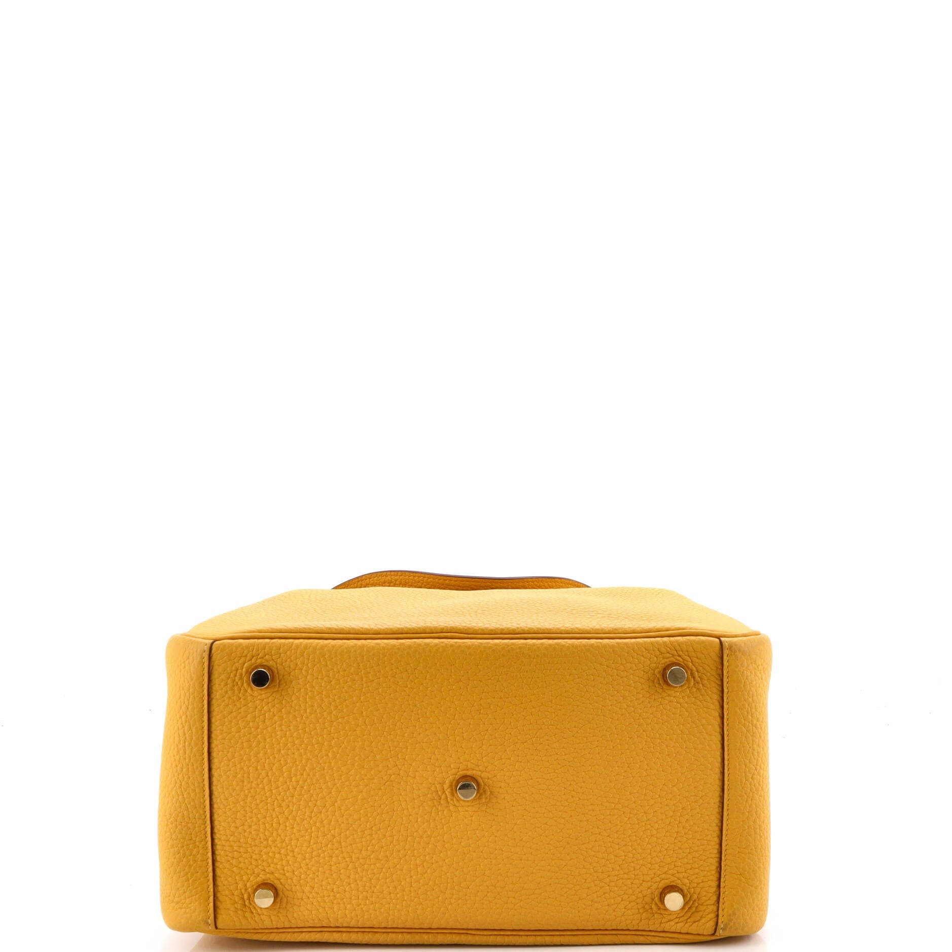 Pre-Owned Hermes Lindy Bag Clemence 30, Alternate, color, Jaune Ambre