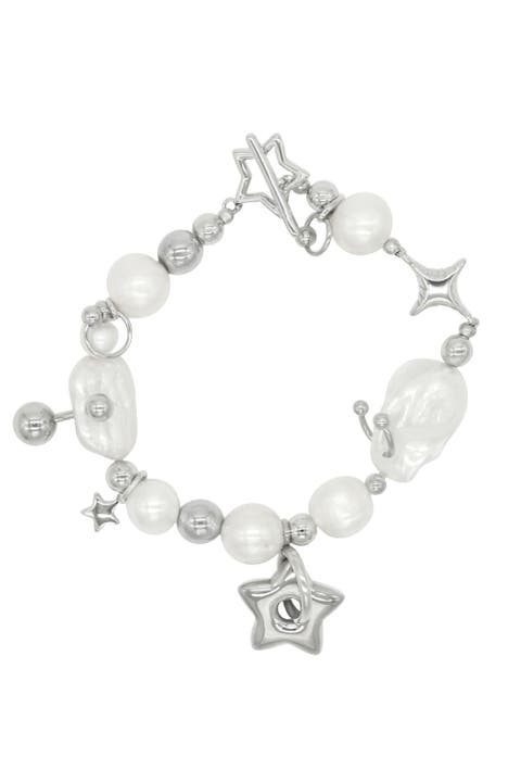 Baroque Pearl Piercing Bracelet