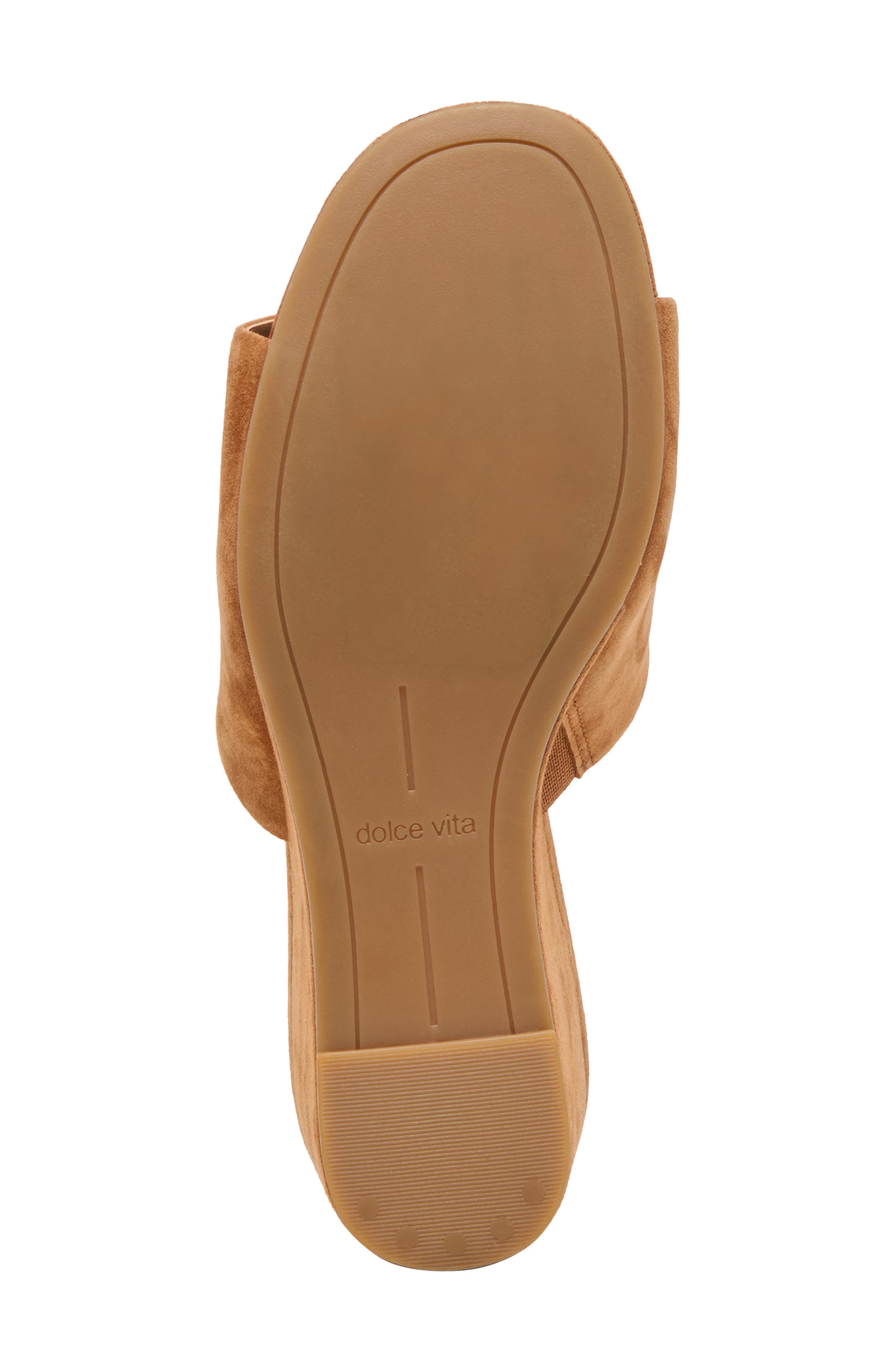 Dolce Vita Holta Wedge Sandal, Alternate, color, Brown Suede