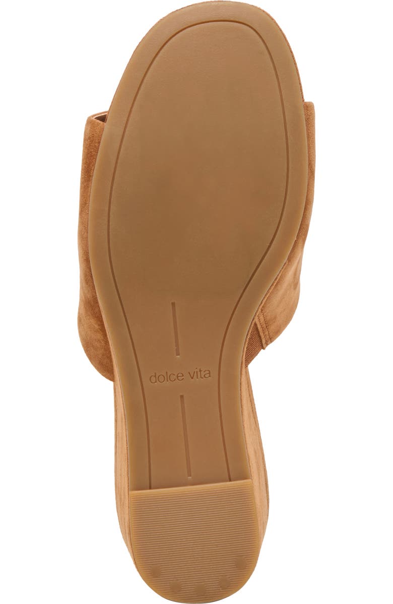 Dolce Vita Holta Wedge Sandal, Alternate, color, Brown Suede