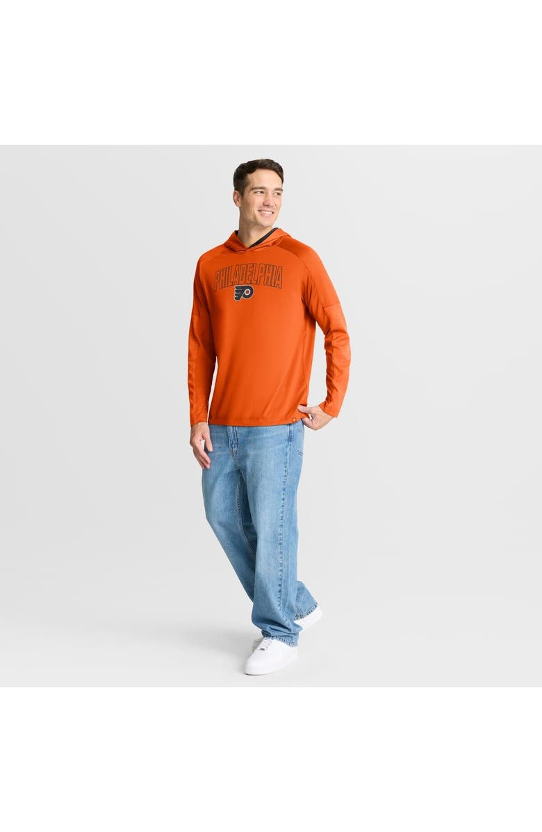 FANATICS Men's Fanatics Orange Philadelphia Flyers Penalty Shot Long Sleeve Hoodie T-Shirt, Alternate, color, Orange